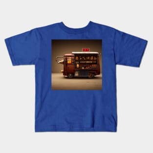 Steampunk Tokyo Ramen Food Truck Kids T-Shirt